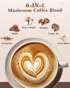 Café instantané letollhold avec champignons adaptogènes