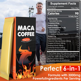 Café Maca Instantané Dr. HR ingrédients en poudre