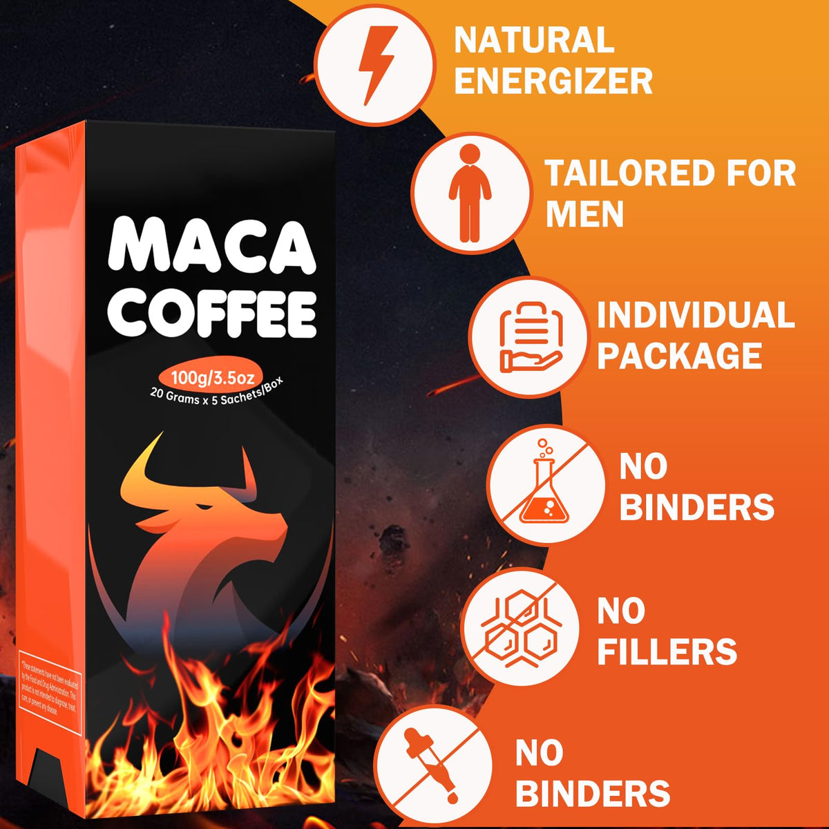 Café Maca Instantané Dr. HR sachet individuel