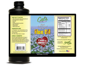 Cal's Huile de Lin Pressée à Froid dans un smoothie