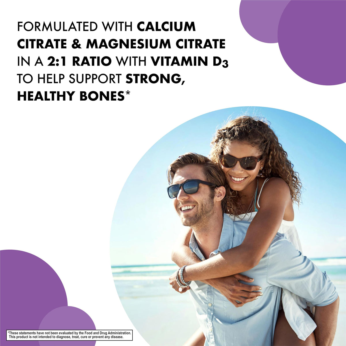 Calcium Citrate Liquide BlueBonnet versé dans un verre