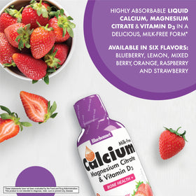 Calcium liquide BlueBonnet 16 fl oz avec une cuillère doseuse