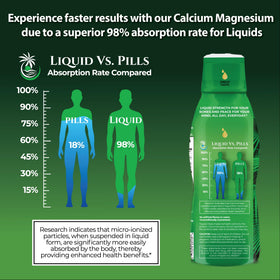 Calcium Magnésium Liquide Tropical Oasis sur une table
