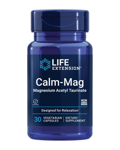 Calm-Mag Life Extension, 30 capsules, packaging front view