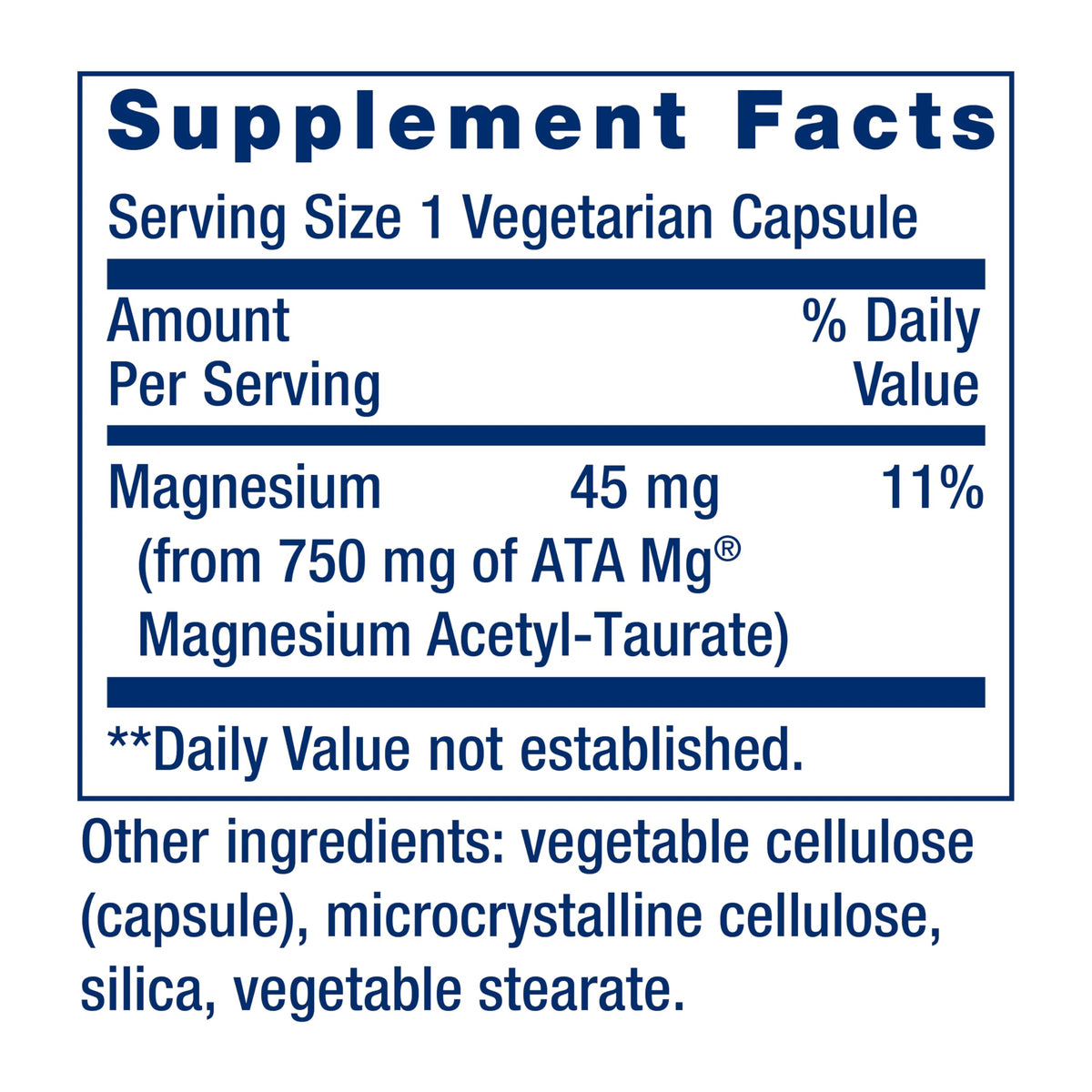 Calm-Mag Life Extension, capsules view