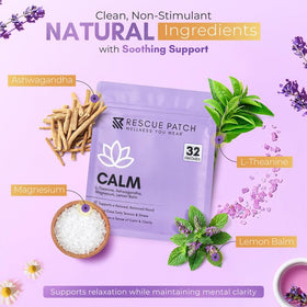 Calm Patches Rescue Patch, application sur la peau
