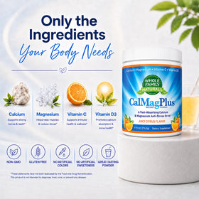 CalMag Plus Poudre de Calcium et Magnésium 331g emballage