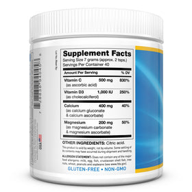 CalMag Plus Poudre de Calcium Magnésium 340g emballage