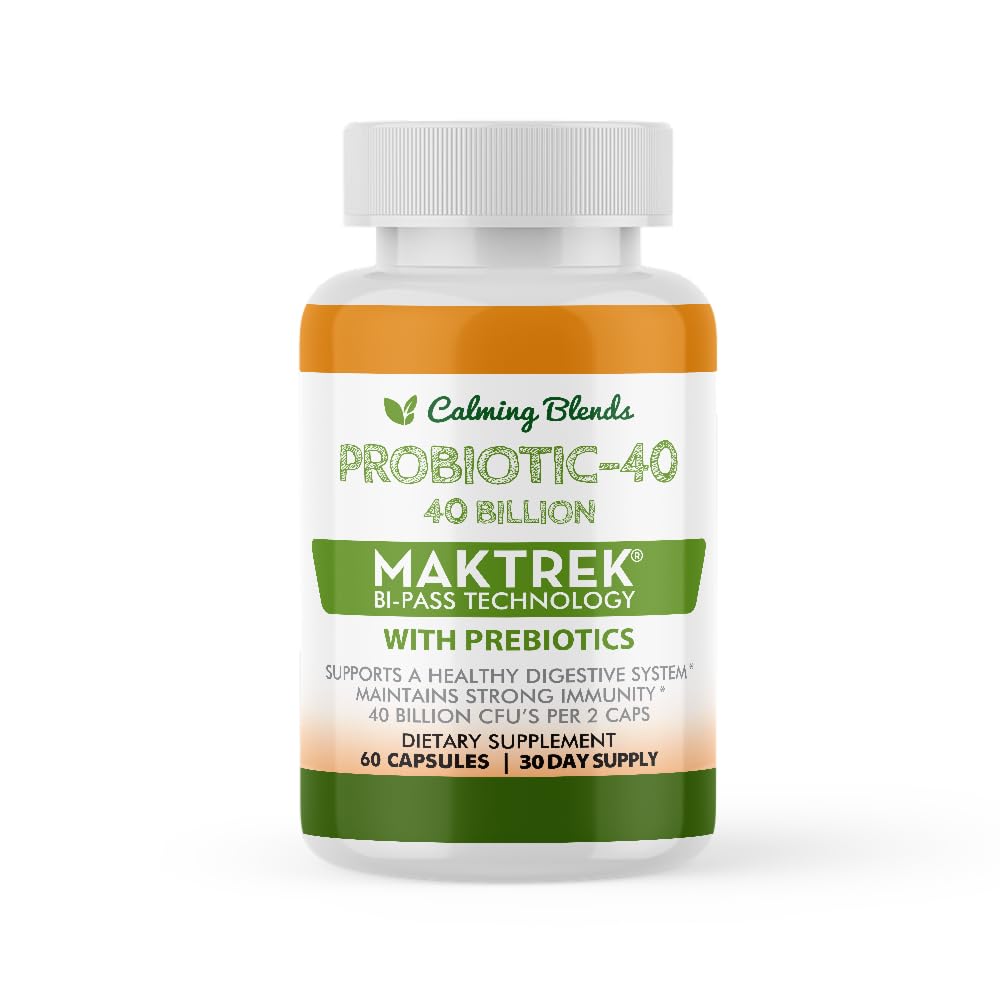 CALMING BLENDS Complément Probiotique 40 Milliards CFU capsule végétale