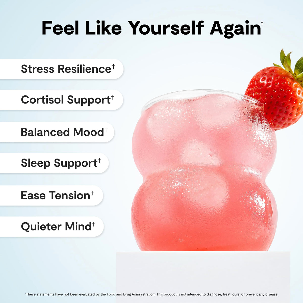 Calming Co. Ü daily wellness 2.0 sachet individuel avec mélange en poudre