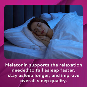 CALMOUR bandes de sommeil orales 3mg de mélatonine, goût vanille