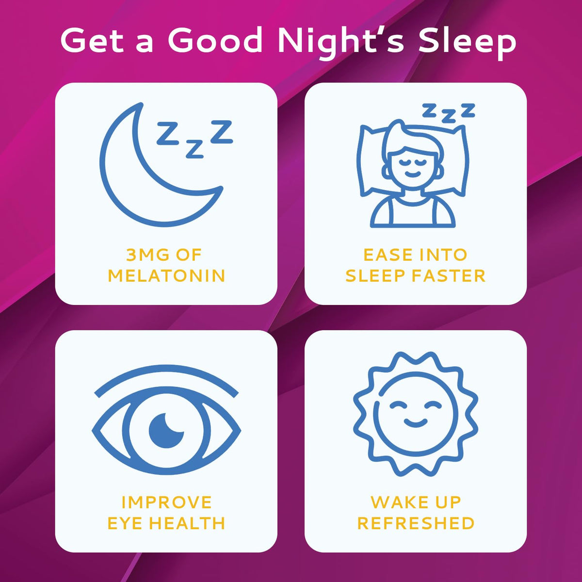 CALMOUR bandes de sommeil orales 3mg de mélatonine, présentation des bandes