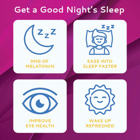 CALMOUR bandes de sommeil orales 3mg de mélatonine, présentation des bandes