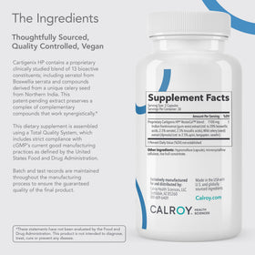 Calroy Cartigenix HP capsules avec une cuillère pour dosage