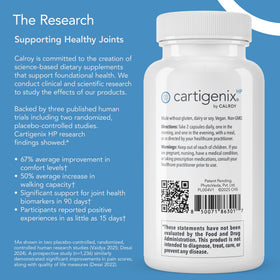 Calroy Cartigenix HP flacon ouvert montrant les capsules à l'intérieur