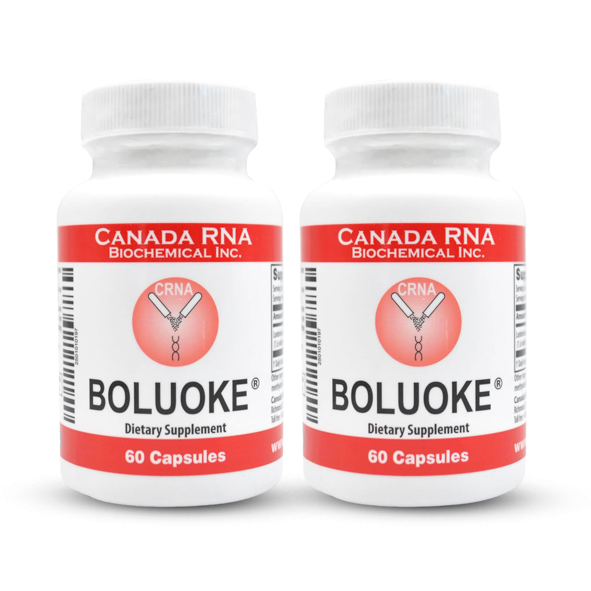Canada RNA Boluoke 60 gélules avec Lumbrokinase avant