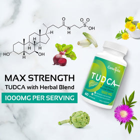 Canarata TUDCA 1000 mg ingrédients principaux