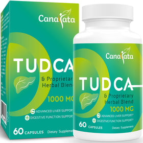 Canarata TUDCA 1000mg 60 capsules vue de face