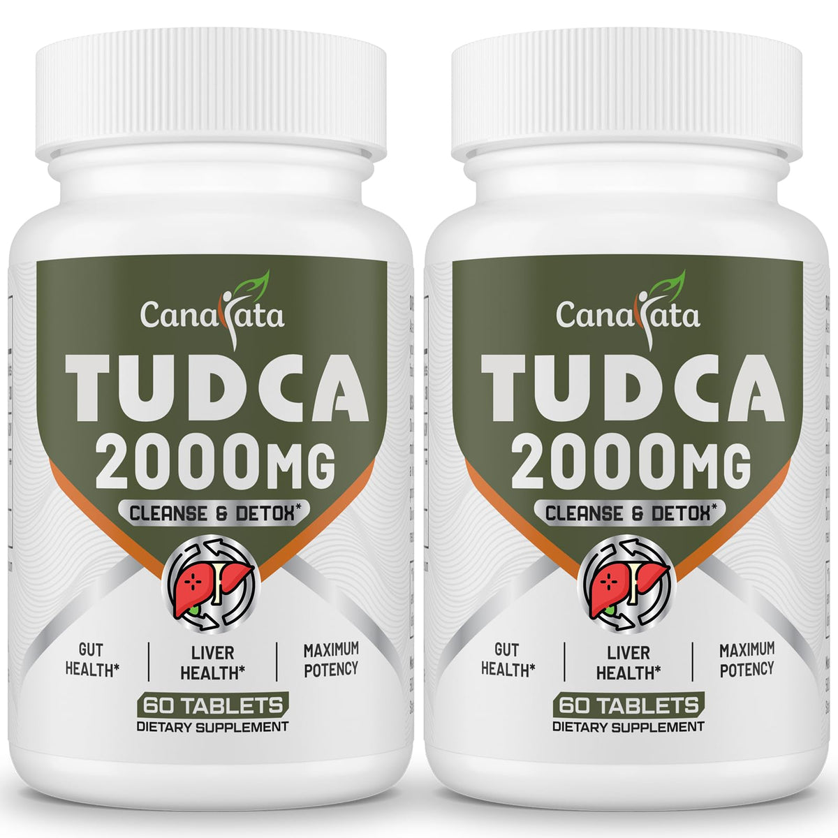 Canarata TUDCA 2000 mg comprimés vue de face