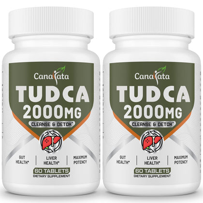 Canarata TUDCA 2000 mg comprimés vue de face