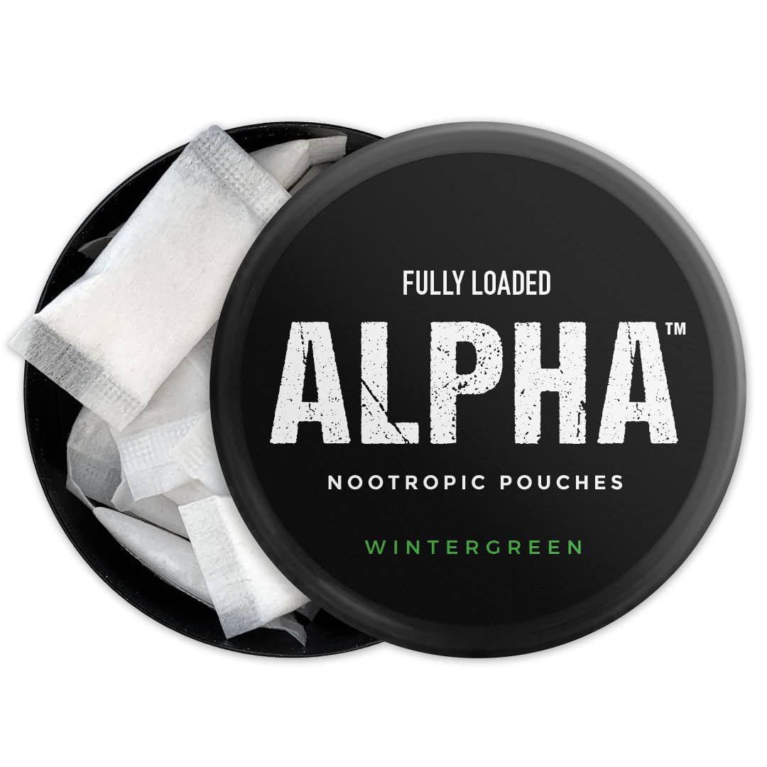 Canette de Poches Nootropiques ALPHA Fully Loaded Bullseye ouverte