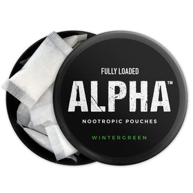 Canette de Poches Nootropiques ALPHA Fully Loaded Bullseye ouverte