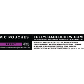 Canette de pouches nootropiques Fully Loaded ouverte avec poches visibles