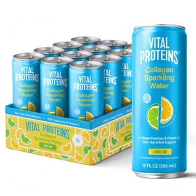 Canette de Vital Proteins Eau Pétillante au Collagène Citron-Lime