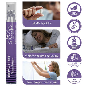 Cani Brands Feel Amazing Spray de Sommeil 1 mg Mélatonine ingrédients