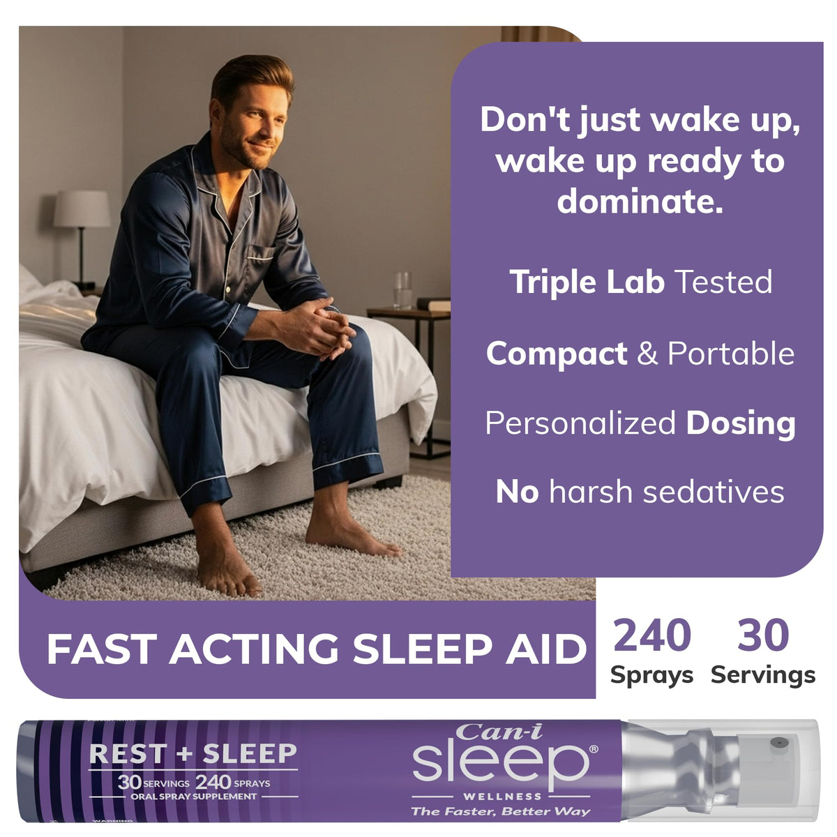 Cani Brands Spray Sommeil 1 mg Mélatonine en situation d'utilisation