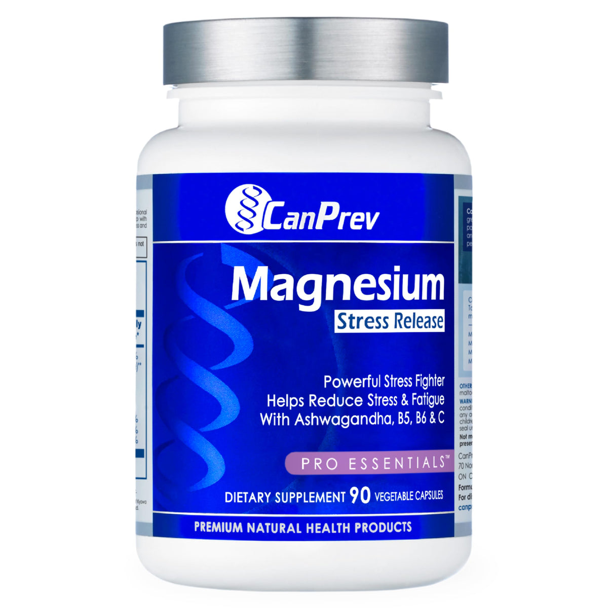 CanPrev Complément Alimentaire Magnésium Bisglycinate 90 Capsules Végétales vue de l'avant