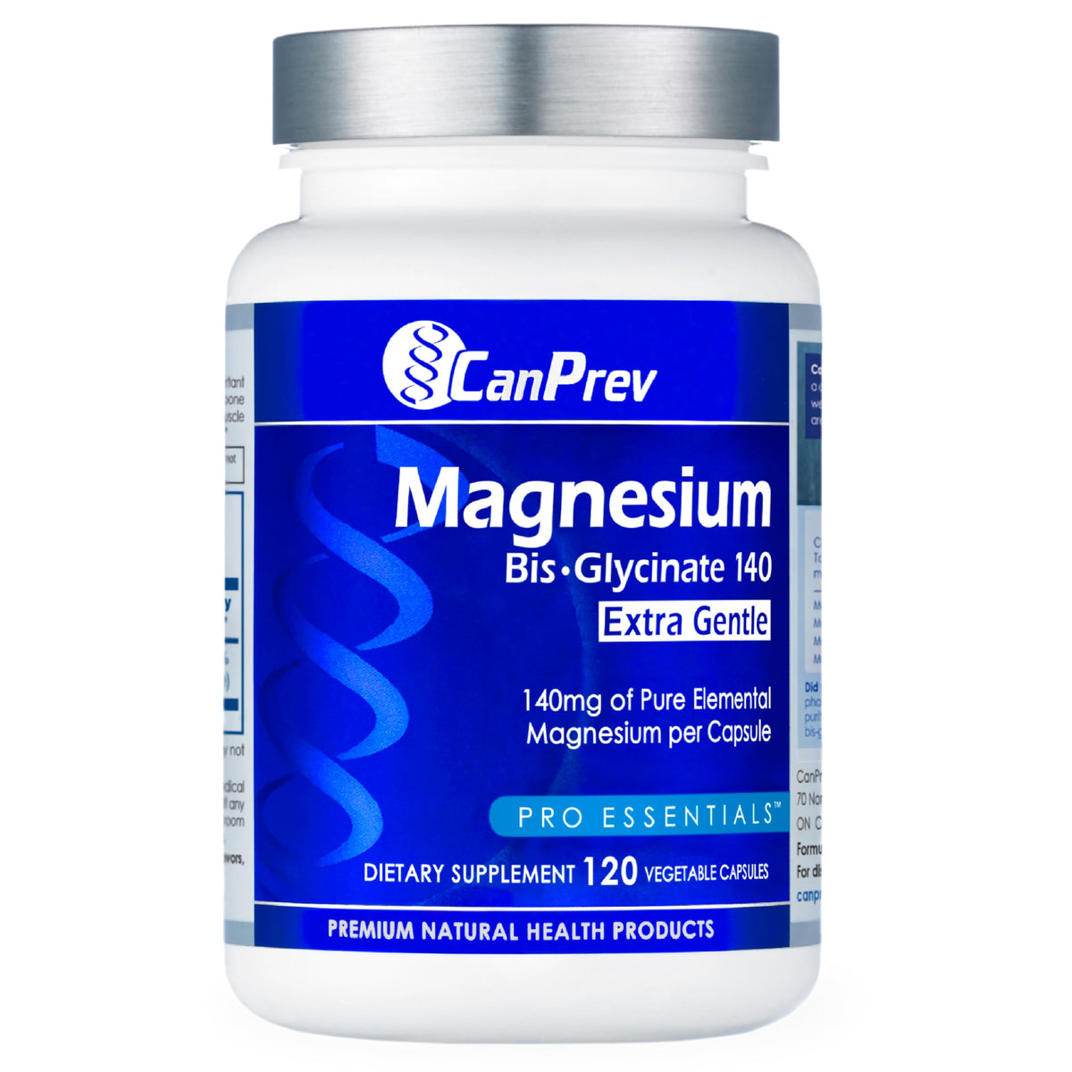 CanPrev Magnésium Glycinate 140mg 120 capsules végétales, vue de face
