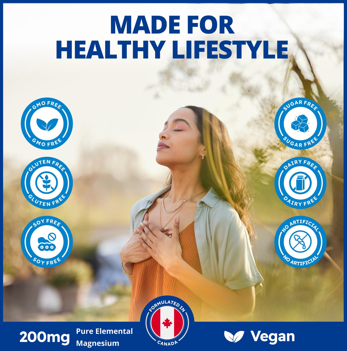 CanPrev Magnésium Glycinate 200mg bouteille ouverte