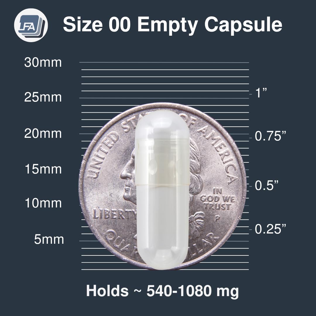 Capacité de remplissage des capsules vides Taille 00 LFA