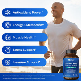 Caplet des multivitamines Ultra 360 pour Hommes en gros plan