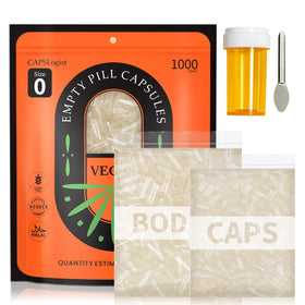 CAPSLogist Capsules Végétales Vides Taille 0 vue de face