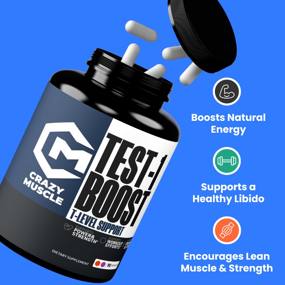 Capsule Crazy Muscle non stimulante sur une cuillère