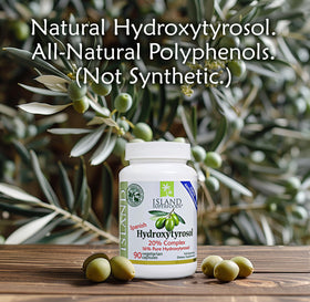 Capsule d'Hydroxytyrosol d'Island Nutrition avec extrait d'olive