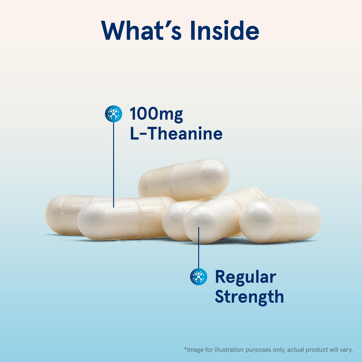Capsule de 100 mg de L-Theanine Jarrow Formulas