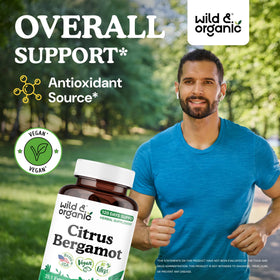 Capsule de bergamote citron Wild & Organic avec texture lisse