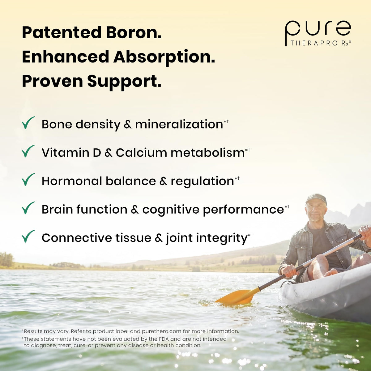 Capsule de Bio Boron Pure Therapro Rx à côté du flacon