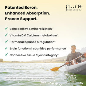 Capsule de Bio Boron Pure Therapro Rx à côté du flacon