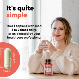 Capsule de complément alimentaire KeosPharma avec vue rapprochée