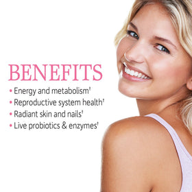 Capsule de Garden of Life Multivitamine Femme vue de près