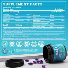 Capsule de LILICARE GABA 1000mg sur fond blanc