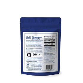 Capsule de magnésium bisglycinate Pure Powder Nutrition sur une cuillère