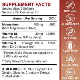 Capsule de magnésium citrate ZIPINKJ, vue de près