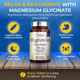 Capsule de Magnésium Glycinate Nature's Potent