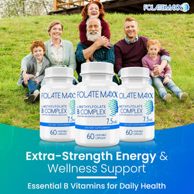 Capsule de méthylfolate B12 et B6 de FOLATE MAXX