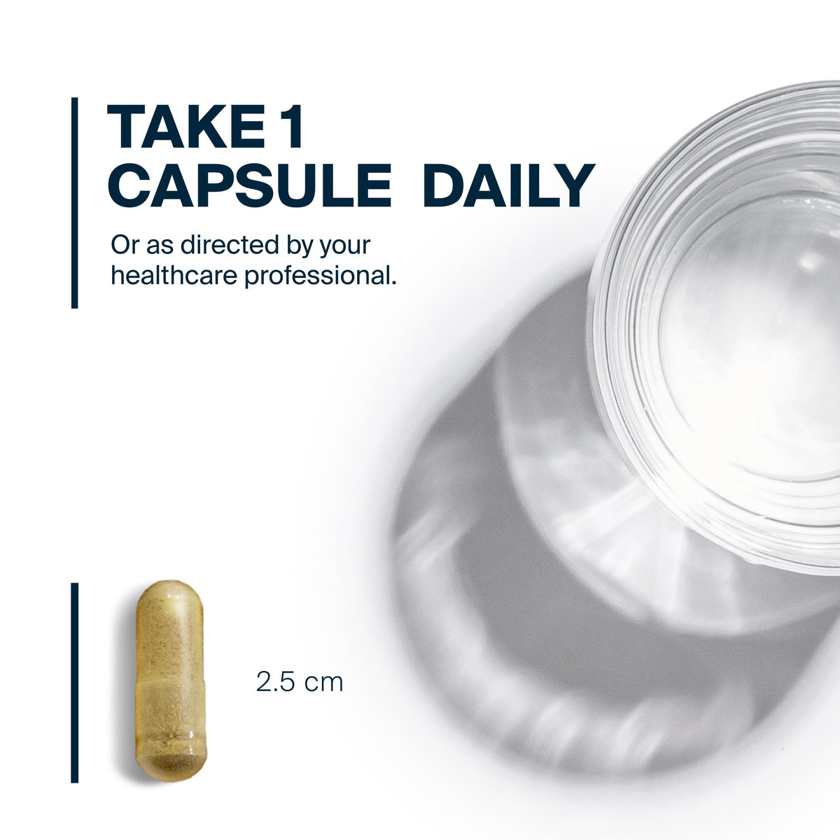Capsule de multivitamine Végétalienne Vital Nutrients sur un fond blanc